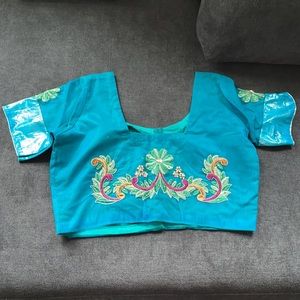 Teal Choli/Blouse